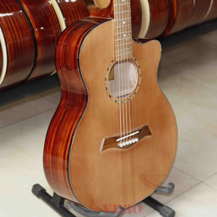 Guitar Acoustic Màu Gỗ VE80  2020