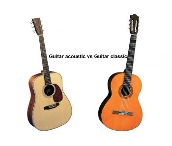 Cách phân biệt Đàn guitar acoustic và guitar classic 
